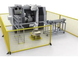 Industrial Robot and CNC Operation Training System