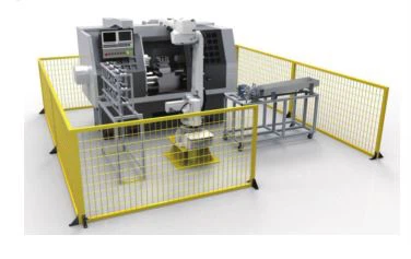 Industrial Robot and CNC Operation Training System
