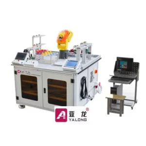 Industrial robot application programming training and assessment device