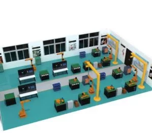 Industrial Robot Installation and Maintenance Training System